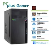 PCPLUS Magic Ryzen 5 5500 16GB 1TB GT730 Windows 11 Home namizni računalnik