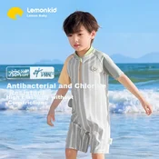 Lemonkid Jednodelni kupaci kostim za decake, Sivi