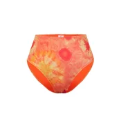 Trendyol Orange-Multicolored Animal Panties Diver/Scuba High Waist Bikini Bottoms