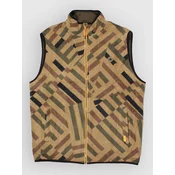 Salty Crew Tundra Reversible Polar Vest kalamata