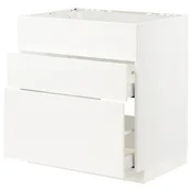 METOD/MAXIMERA Podstav omr za k pl/vgr napa+predal, bela/Veddinge bela, 80x60 cm