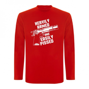 T shirt LS Heavily Armed