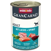 Konzerva Animonda Gran Carno Adult z lososom in špinačo 400g