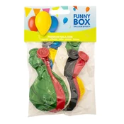 Gumijasti baloni, kovinski, mešani, 10 kosov/paket 26 cm