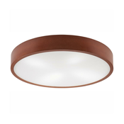 Plafonsko svetlo NATURAL 4xE27/60W/230V, precnik 57,5 cm, borovina/smeda
