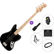 Fender Squier Affinity Series Jaguar Bass SET 2 Black Električna bas kitara