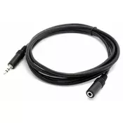 Kabl Audio nastavak 3,5mm stereo jack -3,5mm stereo (M/Z) 2.5m