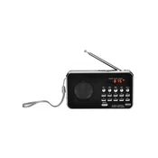 BRAVO Prenosni radio B-6039 ČRNA
