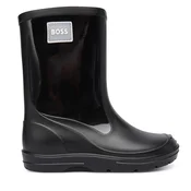 Gumijasti škornji BOSS J52581 S Črna