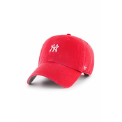 Bombažna bejzbolska kapa 47 brand MLB New York Yankees rdeča barva, B-BSRNR17GWS-RDA