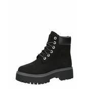 TIMBERLAND Gležnarji z vezalkami črna