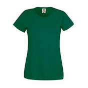 Green Womens T-shirt Lady fit Original Fruit of the Loom