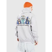 A.LAB Wizard Gang moški pulover s kapuco sport grey