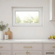 vidaXL Okno za klet RISOR 95 x 50 cm PVC in steklo