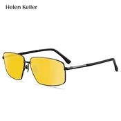 Helen Keller Unisex naocare za sunce, Tamnosivo-žute