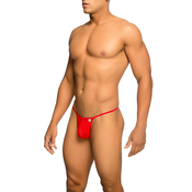 MOB Sheer T-Back Thong Red L/XL