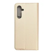 Overboard Ovitek za Samsung Galaxy A14 4G/5G, pametni magnet, zlat + 9H steklo
