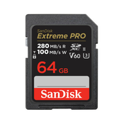 Sandisk SD 64GB Extreme Pro UHS-II V60 (R:280/W:100MB/s)