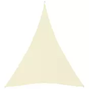 shumee Vrtna jadra Oxford Cloth Triangular 4x5x5 m Cream