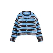 Next Pletena jopa azur/rosé/črna