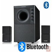 Microlab X3BT, Aktivni drveni zvucnici, 2.1 sistem 98W RMS, 3.5mm, Bluetooth