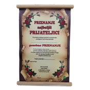 PRIZNANJE PRIJATELJICI