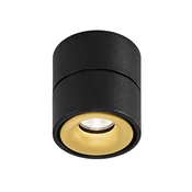 Egger Licht Egger DLS LED stropni reflektor Clippo, črno-zlati, 2.700K - Študija/pisarna - Sodobni - črna, zlata - Kovina