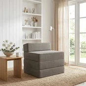 Sofa na razvlacenje Svjetlosiva 200 x 70 x 15 cm