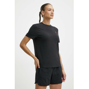 Kratka majica Fjallraven Hemp Blend T-shirt ženska, črna barva, F14600163