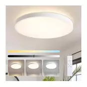 Brilagi - LED prigušiva. svetiljka GLASS POOL DOUBLE LED/80W/230V 60 cm bela + daljinski upravljac