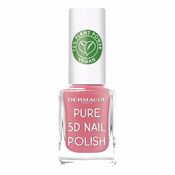 Dermacol Naravni lak za nohte Pure 3D (Nail Polish) 11 ml (Odstín 01 Crystal Clear)