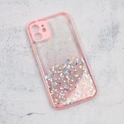 Ovitek bleščice Frame Glitter za Apple iPhone 12, Teracell, roza