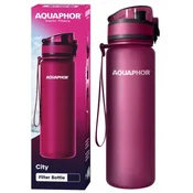 Aquaphor AQUAPHOR filtrirna steklenica + 1 filter kartuša za vodo 0,8 l bordo