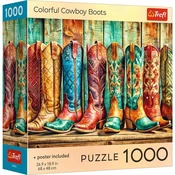 Trefl Puzzle 1000 USA Collection: Pisani kavbojski škornji
