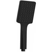 Hand shower, 245mm, Silicone Nozzles, ABS/black matt - Črna mat barva - Sapho - 24 - Plastika - Kvadratni - 90 - 245 - 14