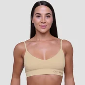 GymBeam Športni nedrček Triangle Nude