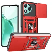 MaxMobile maskica za Honor 600/600 Pro ANTI-SHOCK WITH RING crvena