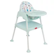 Stolica-hranilica za bebe 614 boja mint 2u1