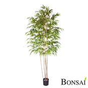 Bambus Panda 240 cm - umetni bambus - zelena - 211-249