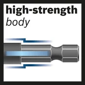 Sveder s šesterorobim steblom HSS 6,0 mm