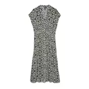 VERO MODA Dolga srajca VMMENNY  bež / črna / bela