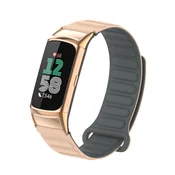 INF Eleganten magnetni silikonski pašček za Fitbit Charge 6 Apricot, (22131760)