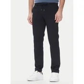 Bugatti Hlače iz tkanine 4036 36827 Mornarsko modra Slim Fit