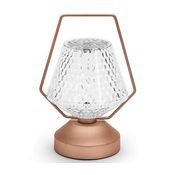 Aigostar- LED RGB prigušiva punjiva stona lampa LED/1W/5V 1800mAh 20 cm + daljinski upravljac