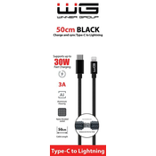 Winner Group - USB kabl Lightning / USB-C 60W 50cm crna