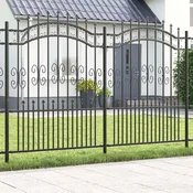 Vrtna Ograda KAMPEN 240 x 202,5 cm Mesh Siva