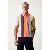 United Colors of Benetton pletena polo majica moška bombažna