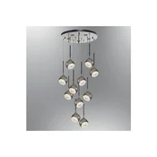 Opviq luster Fleas 2822-11A-24, LED 70 W, sivi