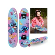 Disney DISNEY Stitch Otroška lesena rolka 61 cm, nedrseča, lahka in stabilna 20-50 kg