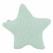 Mentol zeleni pamučni jastuk za bebe Lisica Estrella, 50 x 50 cm